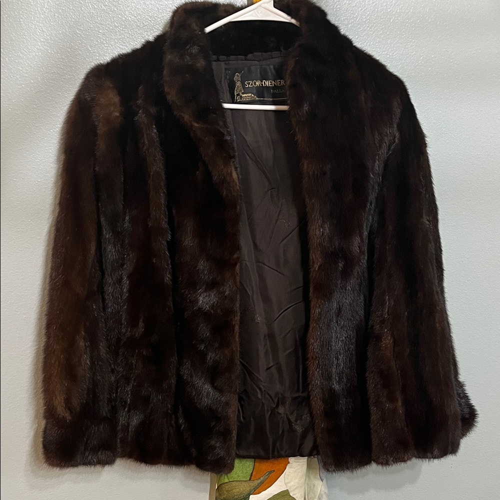 Elegant Brown Fur Jacket